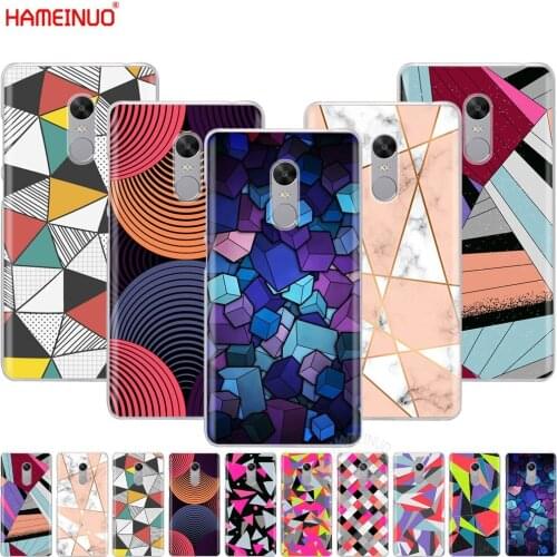 HAMEINUO triangles geometric graphic Cover phone Case for Xiaomi redmi 5 4 1 1s 2 3 3s pro PLUS redmi note 4 4X 4A 5A