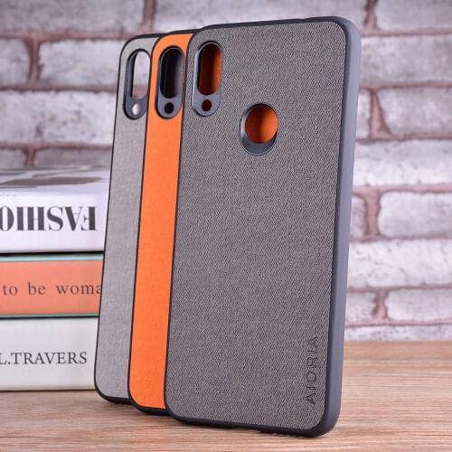 Case for Xiaomi Redmi note 7 6 5 pro coque Luxury textile Leather skin soft TPU hard phone cover for Redmi note 7 6 5 pro case