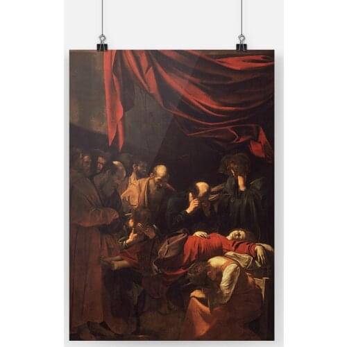 Death of the Virgin Caravaggio Painting Canvas poster wall Art decor Living room Bedroom Study Home Decoration Prints