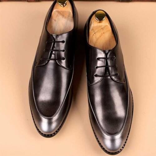 Sapato social masculino classic elegant black mens dress wedding party shoes male business office oxford flats zapatos