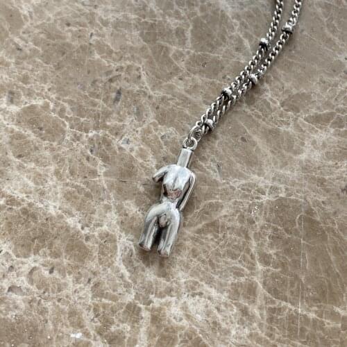 Creative 3D Portrait Pendant Clavicle Chain Retro Party Jewelry Necklace Womens Sweater Chain Couple Pendant