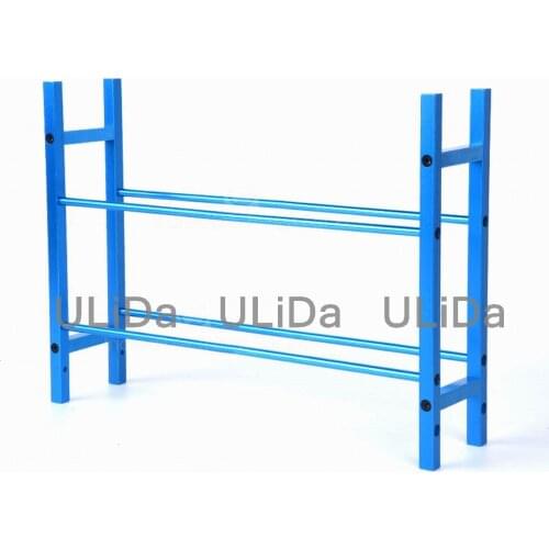 Metal Tire Rack /Tyre Shelf Wheel Rack for 1/10 RC Axial SCX 10 Drift Car Tire Wheel Rims