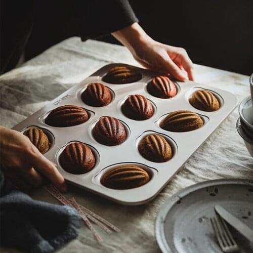 New 12 cups Olive Shaped Madeleine Cake Bakeware Baking Mold baking accessories
