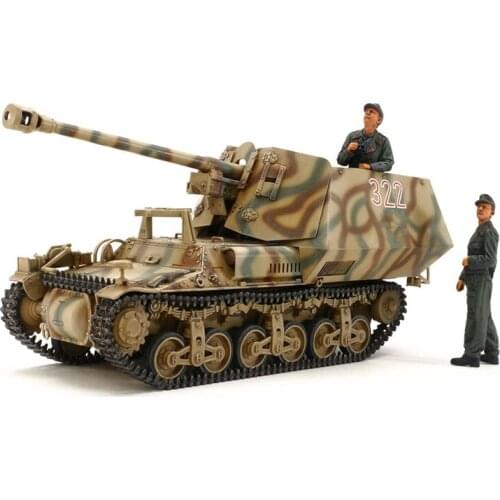 Original TAMIYA 1/35 Assembling Model German WeaselI Tank Destroyer Antitank Vehicle Toys Dioramas Crafts War