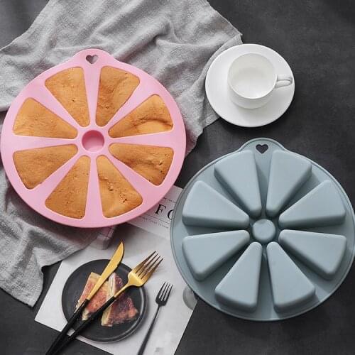 Bakeware 3D Silicone Cake Mold 8 Points Scone Cake Pan Soap Baking Mold DIY Chocolate Pastry Jelly Mold Kitchen Accessories