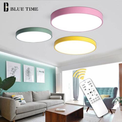 Modern LED Ceiling Light Indoor Round Ceiling Lamps for Living Room Bedroom Dining Room Kitchen Hone Decor Lighting Fixtures