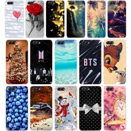 X silicone cover phone case for 5.84 inch huawei honor 10 case cover honor 9 10 soft tpu back cover full 360 protective bags