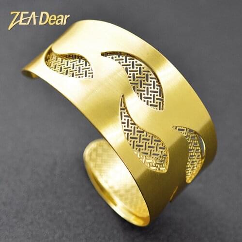 ZEA Dear Jewelry Bohemia Jewelry Dubai Fashion Big Bangle For Women High Quality Bracelet For Party Water Drop Jewelry Findings