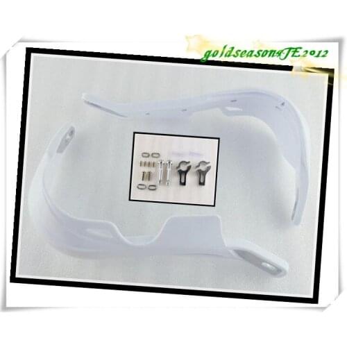 White Handguards Hand Guard Raptor for kawasaki KFX450R KFX400 KLX250 7/8" Mounting Clamp
