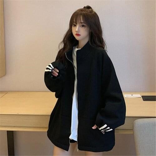 Autumn Spring Hoodies Women Cool Beauty Cool Kpop Fashion Loose Oversized Black New Sweatshirts Holiday Harajuku Women Hoodie