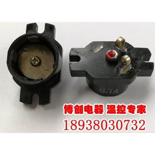 1pcs/KSD Single-phase motor heat protector 3A 3.7A 4.4A 5.1A 6.7A 7.5A Submersible sewage pump Temperature control switch