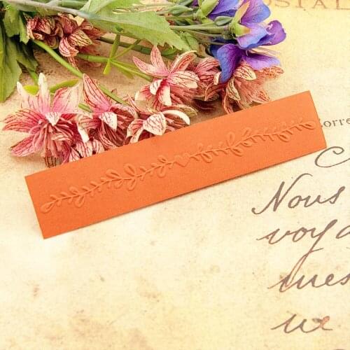 15x3cm plastic Branch love craft card making paper card album wedding decoration clip Embossing folders