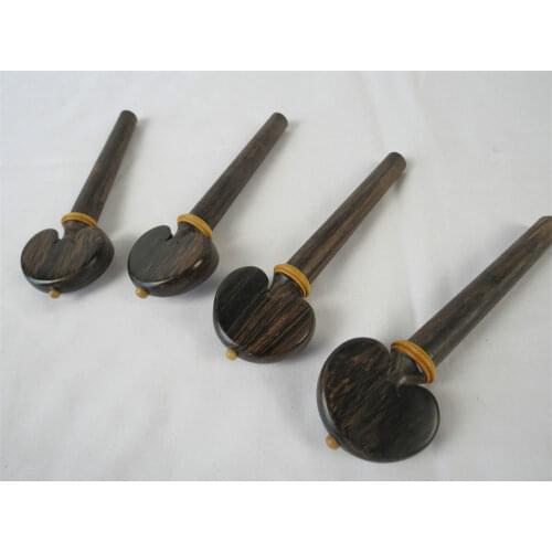 4pcs 4/4 rose wood pegs, cello Accessories