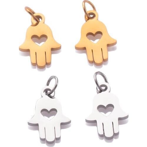 5pcs/lot 100% Stainless Steel Mirror Polished Blank Triangle Tag Charm For Bracelet Necklace Jewelry Making