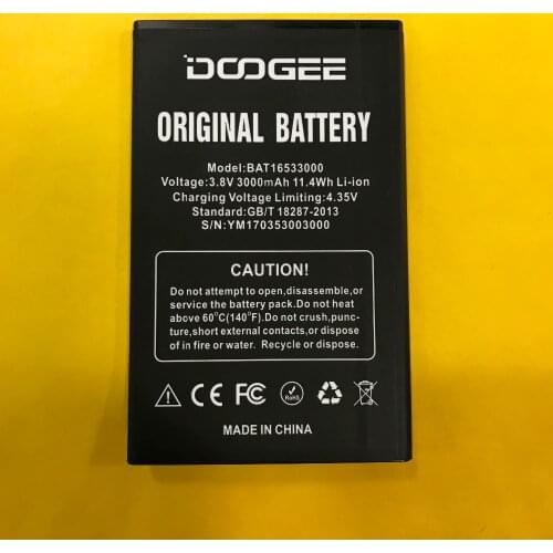 MLLSE 3000mAh BAT16533000 Battery For DOOGEE 5.5inch X9 pro DOOGEE X9 pro mobile phone