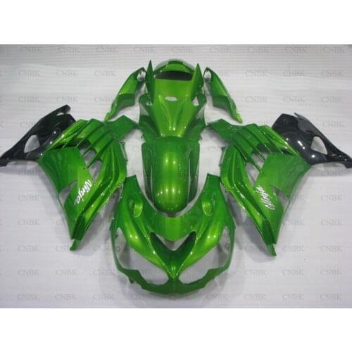 Full Body Kits for ZZR 1400 12 13 Zx14 Zx-14r Full Body Kits 14 15 Zx14 Zx-14r Abs Fairing 2012 - 2015 Pearl Green 60