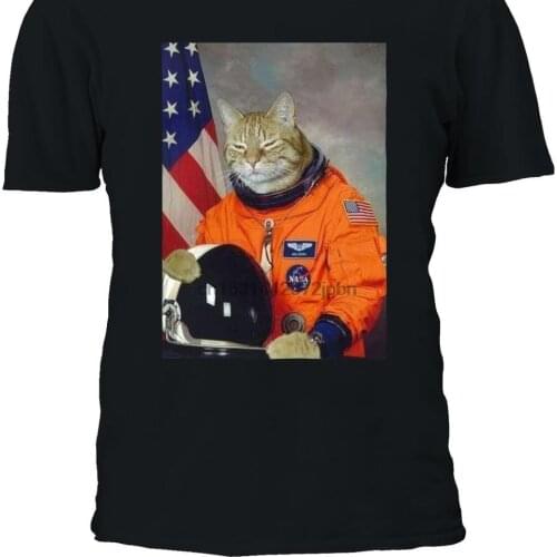 Astronaut Cat Kitten Funny Space T shirt Tee Shirt Top Men Women Boy Girl Ladies Unisex S M L XL XXL 3XL 4XL 5XL Oversized 2331