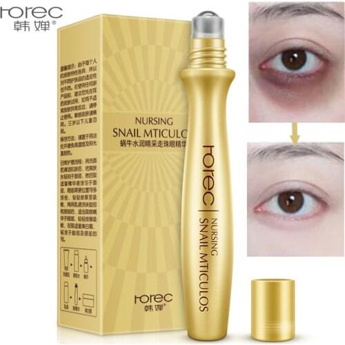 Collagen Eye Bags Snail Eye Serum Eye Patches Remove Dark Circle Anti-Aging Wrinkle Essence Moisturize Hydrating Serum