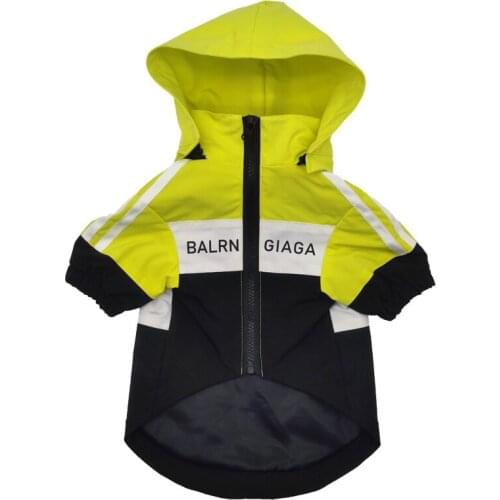 Small Medium-sized Pet Dog Clothes Autumn Winter Models Waterproof Raincoat Schnauzer Bichon Hiromi Fashion Coat Dog Clothes