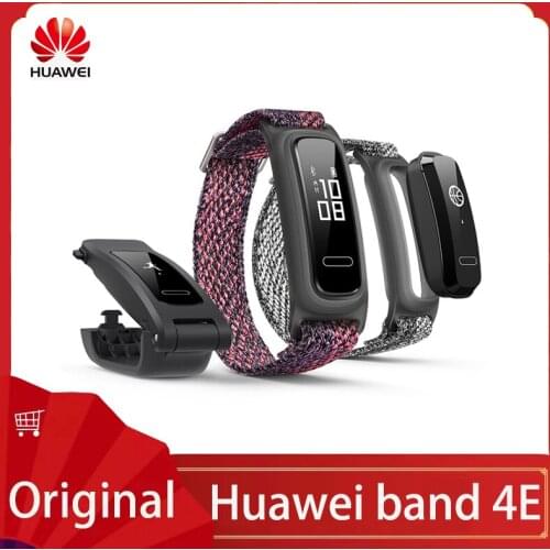 OriginalHUAWEI Band 4e Active Running Sport Wristband Shoes-Buckle Land Impact Sleep Snap Monitor Basketball Tracking Wristband