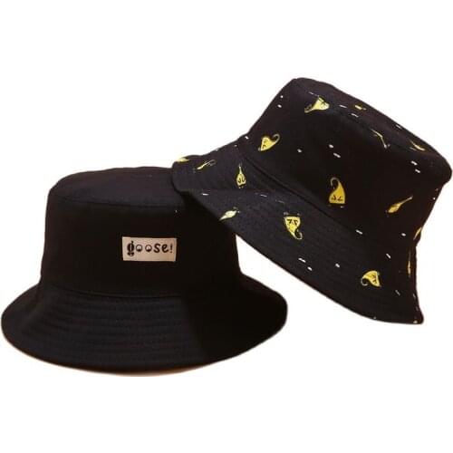 2020 Cotton Print double sided wear Bucket Hat Fisherman Hat outdoor travel hat Sun Cap Hats for Men and Women 39