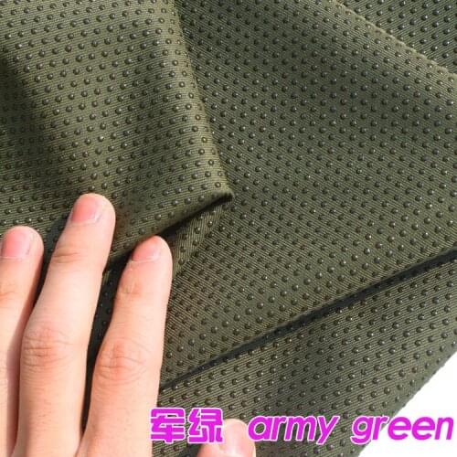 Army green Anti-slip Vinyl Non Slip Fabric Rubber Non Skid Rubber Treated Fabric 60" wide Sold By The Yard