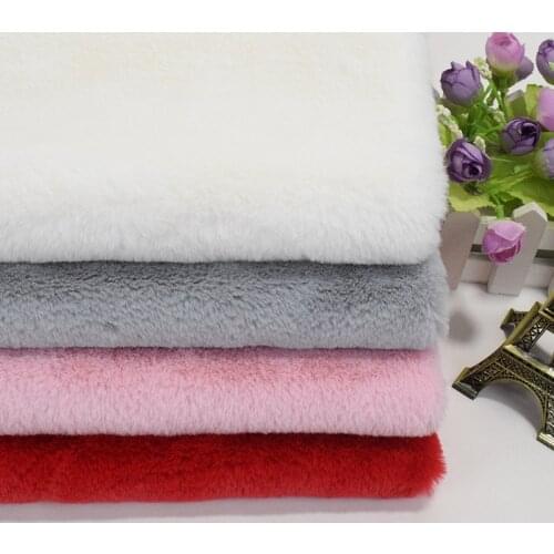 Multi color rabbit mink short velvet Plush fabric Pillow toy cushion womens coat fiy cloth soft faux fur fabric 1MX1.6M