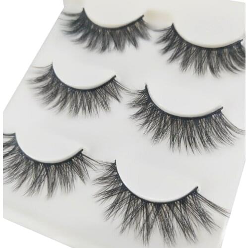 New 6 pairs/2boxs natural false eyelashes fake lashes long makeup 3d mink lashes extension eyelash mink eyelashes for beauty 30