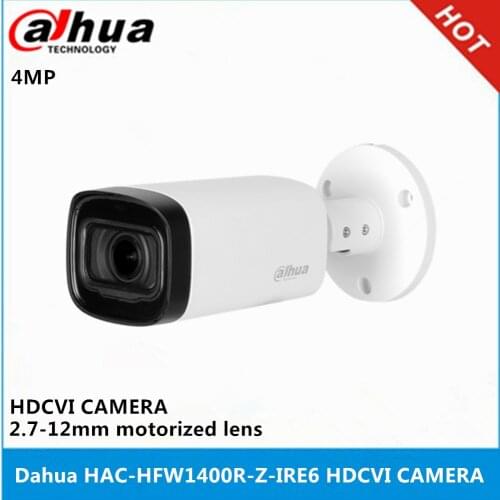 Dahua HAC-HFW1400R-Z-IRE6 2.7mm ~12mm motorized zoom lens 4MP IR60m outdoor HDCVI Camera HFW1400R-Z-IRE6