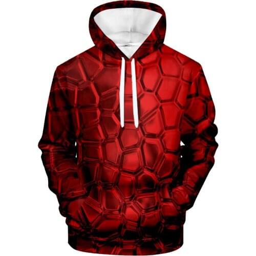 3D Tie Dye hoodie Red Textures Printed hip hop women/men hoodies sweatshirt Tumblr plus size coats and Jacket clothes