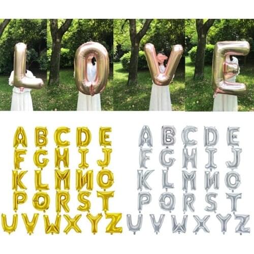 32inch Rose Gold Letter Balloons Birthday Party Wedding Decorations Adult Kids Babyshower Ballon Anniversary Party Air Globos