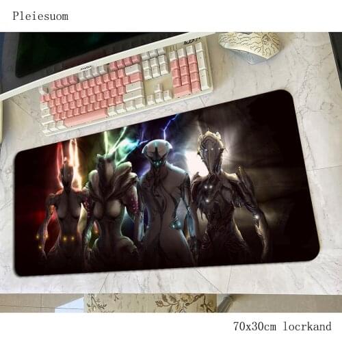 Warframe mats 700x300x3mm New arrival gaming mouse pad big keyboard mousepad thick notebook gamer accessories padmouse mat