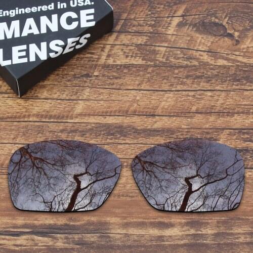 ToughAsNails Polarized Replacement Lenses for Oakley Plaintiff Squared Sunglasses Brown (Lens Only)
