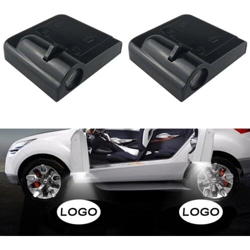 1PCS Universal Wireless LED Car Door Welcome Laser Projector Logo Ghost Shadow Lights Car Styling Laser Emblem Lamps Kits