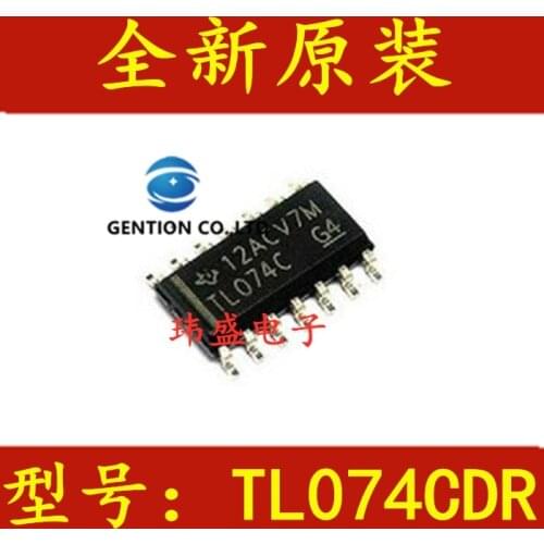 10PCS TL074CDR SOP14 TL074C low power linear amplifier in stock 100% new and original