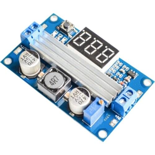 2PCS DC-DC LTC1871 Boost Power Supply Module High-Power 100W Adjustable Output 3.5-35V with Digital Display