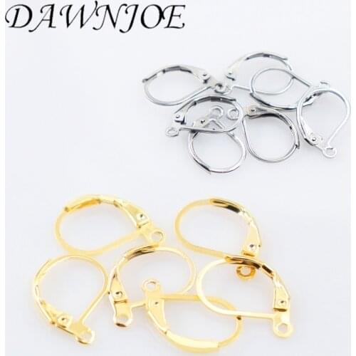20 pcs 15*10mm French stainless steel Earrings Hooks Clasps DIY Making Drop Earrings Supplies Accessories Jewelry Finding