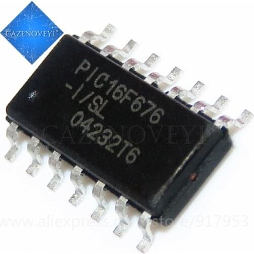 5pcs/lot PIC16F676-I/SL PIC16F676 SOP-14 new original In Stock
