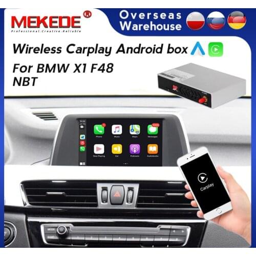 Wireless Carplay Car multimedia player decording box For BMW X1 F48 2016-2017 NBT support wifi mirror link Plug and Play