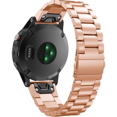 22mm 26mm Matel Bracelet For Garmin Fenix 6X 5X 3 TACTIX DELTA EasyFit Stainless Steel Watchband For Fenix 6 S62 Instinct Strap