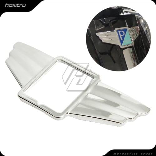 Motorcycle Chrome Wings Logo Trim Case for Piaggio Vespa GTS300 GTS 300 Super