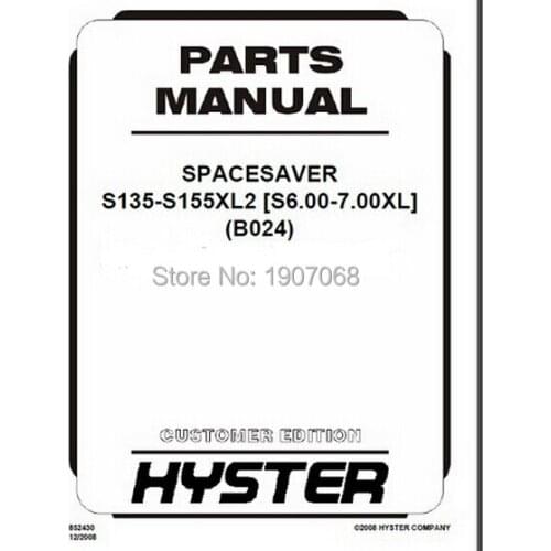 Hyster Spare Parts PDF for EURO FULL SET