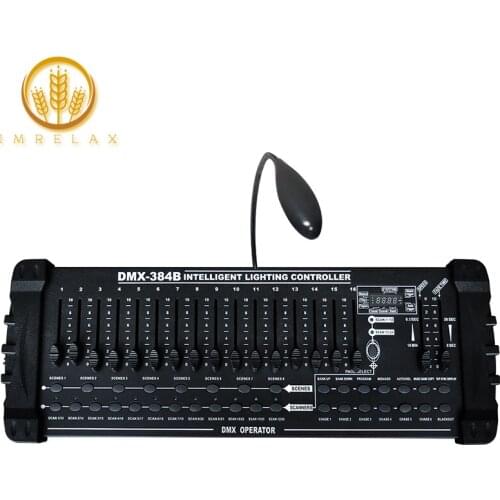 IMRELAX High Quality DMX 384B Controller Intelligent DMX Controller DMX Console for Stage DJ Disco Light With Caron Package