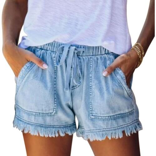 Женские шорты с высокой талией IOWBFNYS China At AliExpress