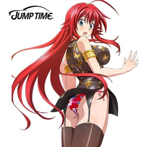 JumpTime 13cm x 11.2cm Sexy Graphics Anime High School DxD Cartoon Car Stickers and Decals Vinyl JDM Car Bumper Decal