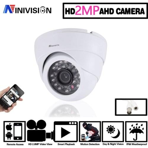 NINIVISION HD 720P AHD Camera 2000TVL AHD-M Camera 1.0MP 720P Indoor Outdoor Security Dome Camera IR Cut Filter Metal CCTV Home
