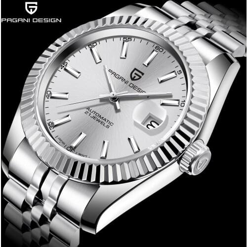 Pagani Design 2020 New Mens Watch Stainless Steel Automatic Mechanical Watch Mens Sports Waterproof Clock Relogio Masculino