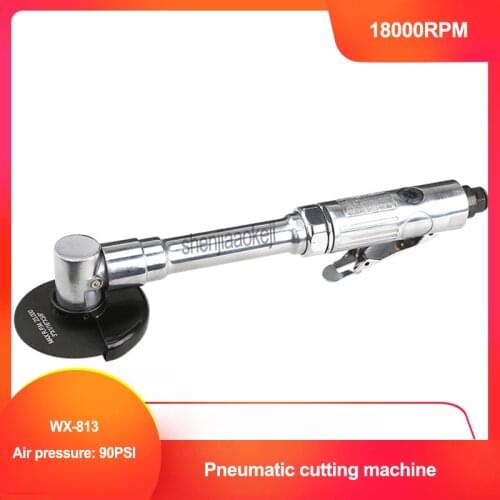 WX-813 Air pneumatic Cutter 18000RPM 3"-75mm Pneumatic Cutting machine Tool with extra long handle