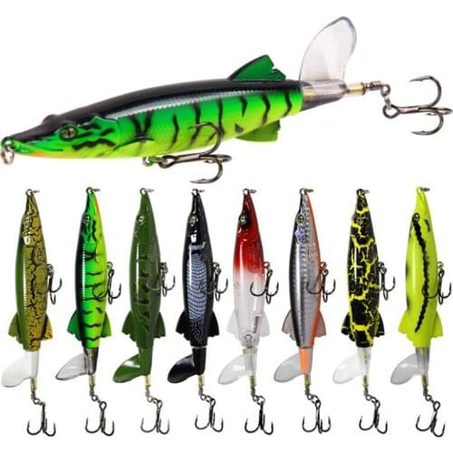 DYGYGYFZ 1pcs Fishing Lures Floating Laser Hard Aritificial Wobblers Plastic Baits Pesca Isca 13cm 16g Luya Bait