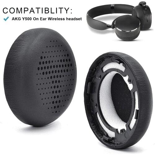 Replacement Replacement Earpads Ear Pads Cushion Cover for AKG Y500 Y 500 On Ear Wireless Bluetooth Headset
